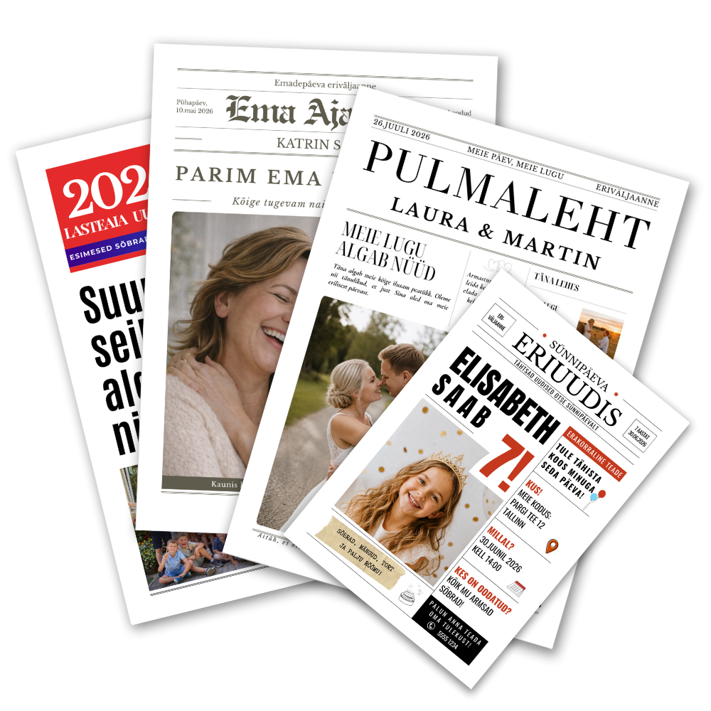 Erinevad kujunduspõjad lehvikuna